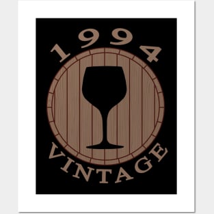 Vintage Wine Lover Birthday 1994 Posters and Art